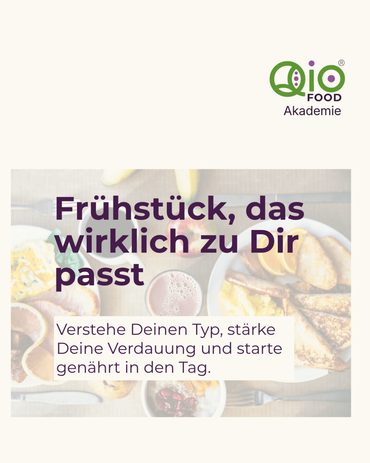 Qio Food Minikurs: Frühstück