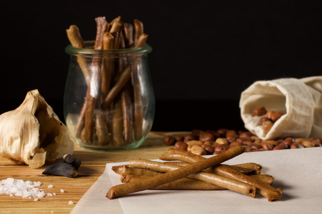 Unsere Produkte mit hohem Ballaststoffgehalt: Der gesunde und nachhaltige Snack LeSticca Tomate Pfeffer