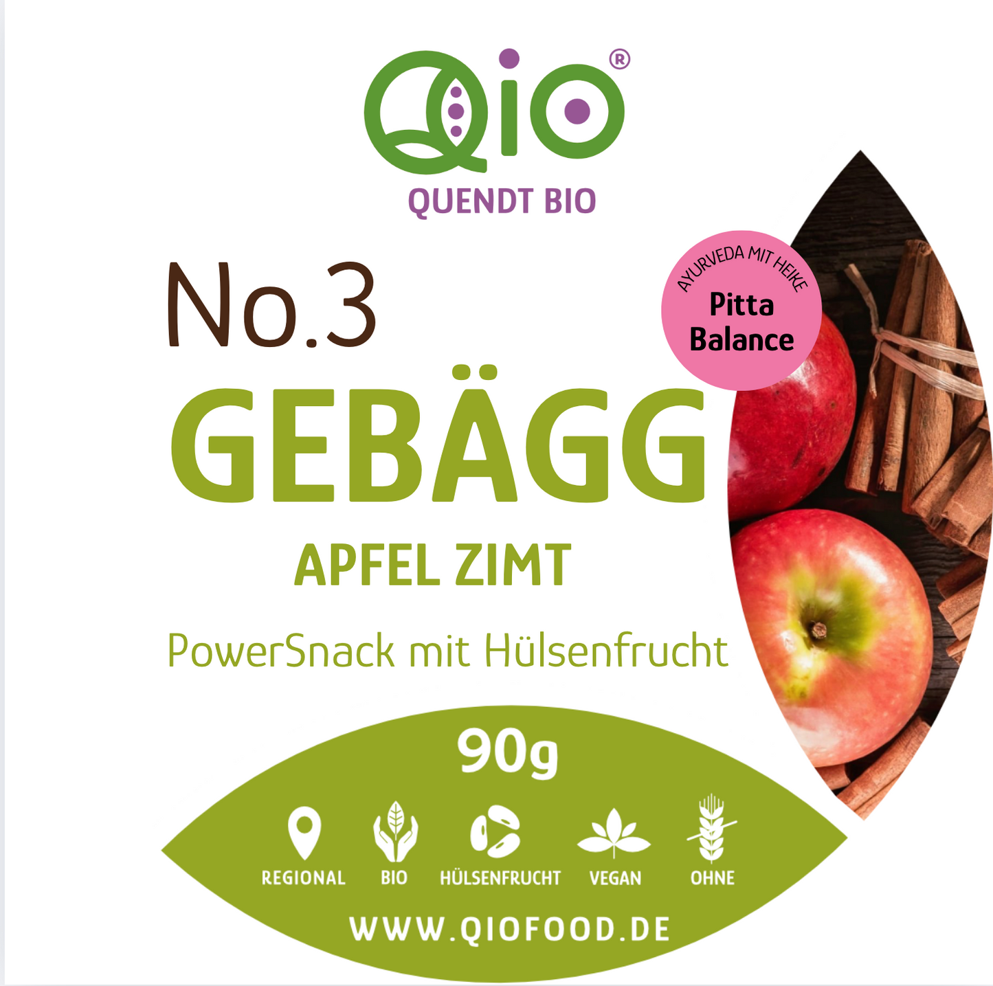 No.3 GEBÄGG - Apfel Zimt 100g