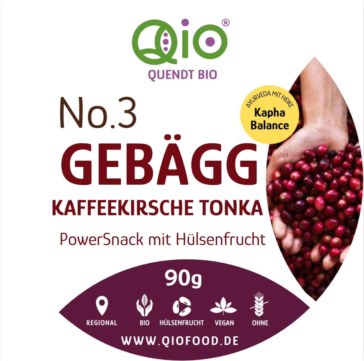 No.3 GEBÄGG - Kaffeekirsche Tonka 90g