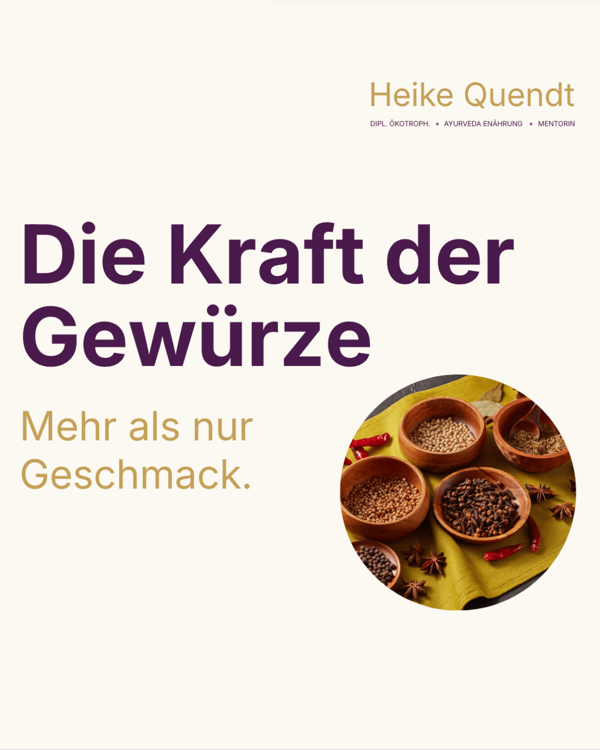 Qio Food Guide: Die Kraft der Gewürze