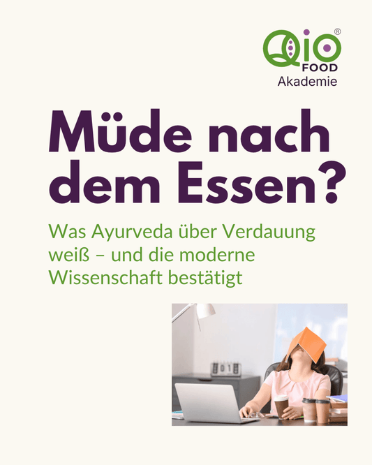 Qio-Food: Guide: müde nach dem Essen?
