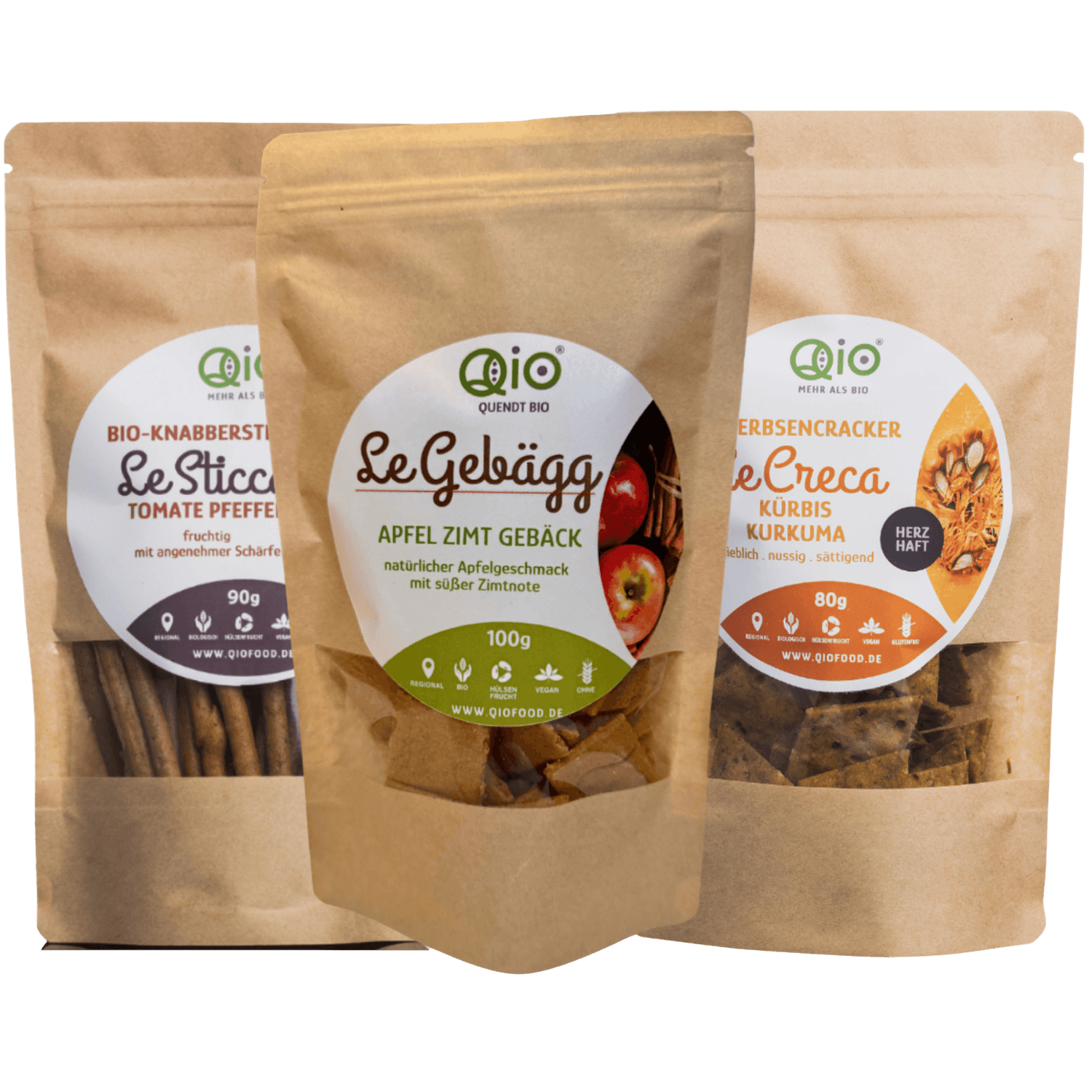 Qio-Bundle 3er Alphabet des Lebens: Die beliebtesten QiO Klassiker im Set für den perfekten Ayurveda-Einstieg.