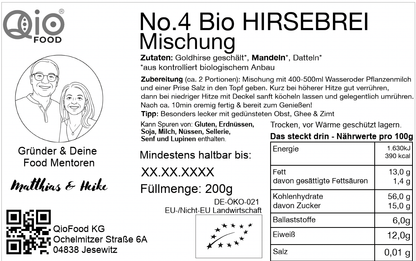 Qio_Rueck-Etikett_No.4_Hirsebrei-Mischung_200g