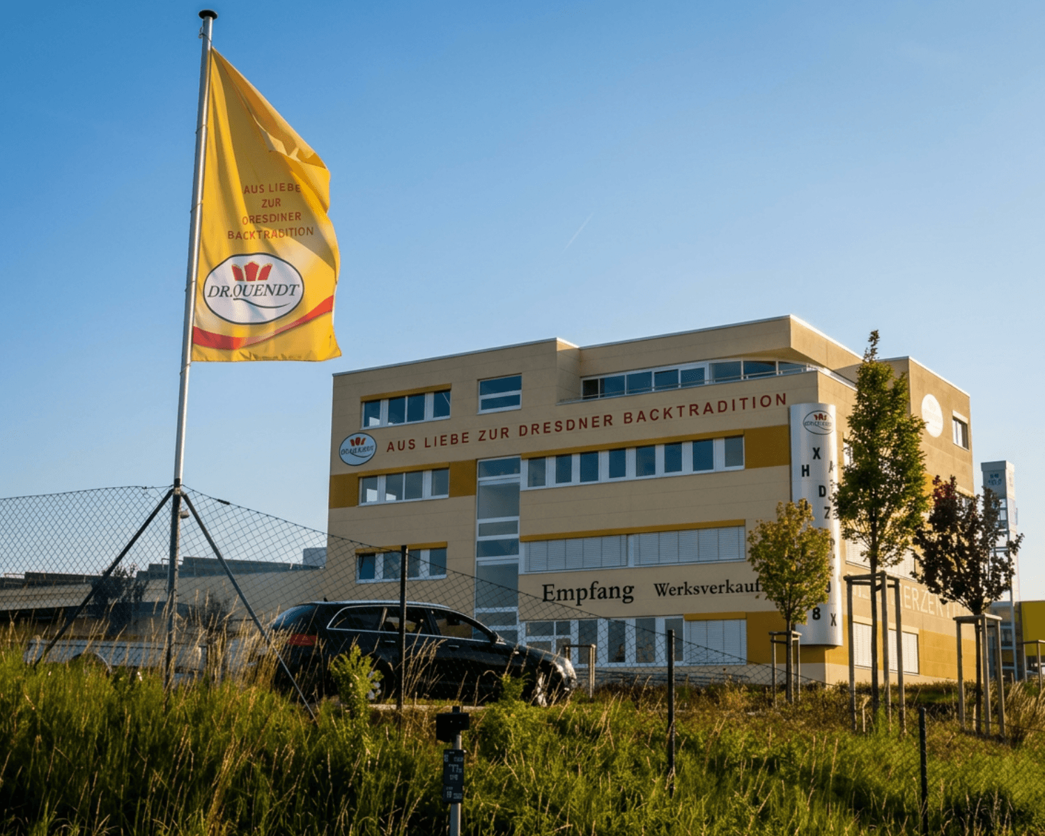 Firmengebäude von Dr. Quendt in Dresden – viele Jahre Wirkungsstätte von Heike und Matthias Quendt.