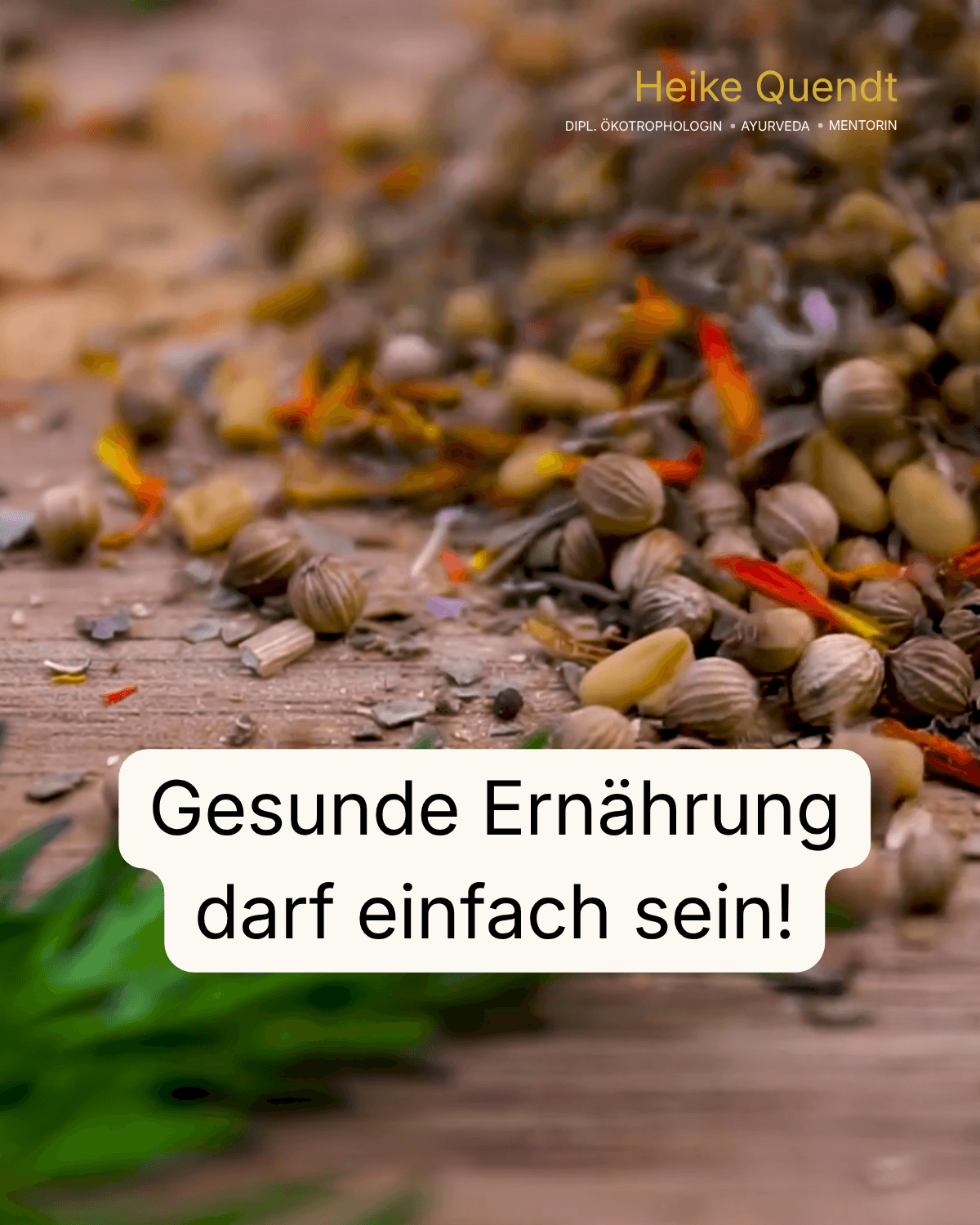 Heike Quendt gesunde Ernaehrung darf einfach sein